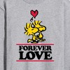 Men's - Peanuts - Forever Love Long Sleeve Graphic T-Shirt - 2 of 4