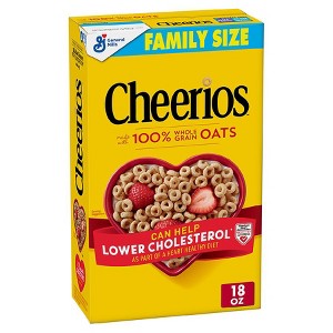 Cheerios Family Size Cereal 18.0 oz - 1 of 1