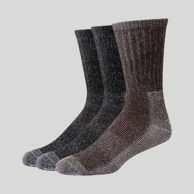 Hanes Premium Men's Outdoor Boots Socks 3pk - Color May Vary