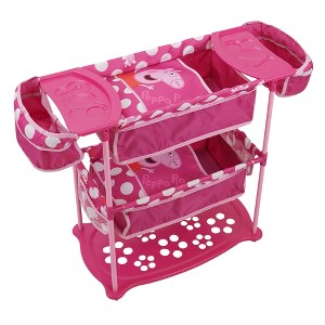 Peppa Pig: Doll Twin Care Station - Pink & White Dots - 1 of 4