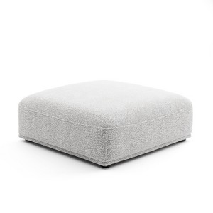 HOMES: Inside + Out Povoa Modern Modular Square Ottoman - 1 of 4
