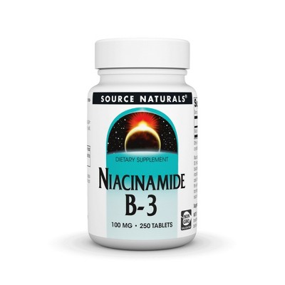 Niacinamide 100mg by Source Naturals, Inc.  -  250 Tablet