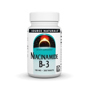 Niacinamide 100mg by Source Naturals, Inc.  -  250 Tablet - 1 of 3