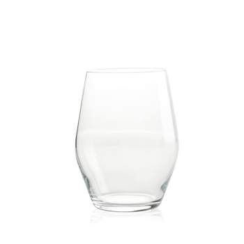 LEMONSODA High-end Sante Stemless Crystal Wine Glass - Set of 6 - 15 oz