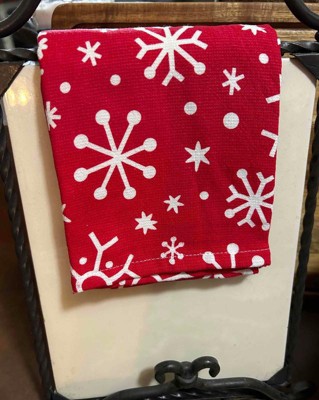 Hand Towels Christmas Theme Kitchen Towel Snowflake - Temu