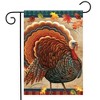 Briarwood Lane Fall Thanksgiving Garden Flag 12x18 For Outdoor Fall Turkey For Thanksgiving Garden Flag Flags For Outside - 2 of 4