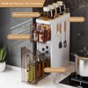 Plastic Kitchen Storage Rack - Multi-Functional Household Desktop Storage Cabinet, Spice Jar Organizer, Drawer Storage, Gap Cabinet - 3 of 4