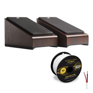Polk Audio Signature Elite ES90 Dolby Atmos Height Module Pair with 14 Gauge Speaker Wire - 50 Feet (Walnut) - 1 of 4
