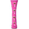 Memoi Women's "Espresso Martini" Rayon Blend Novelty Crew Sock Fuchsia 9-11 - 2 of 4