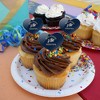 US Naval Academy Midshipmen Heart Love Cupcake Picks Toppers Decoration Set of 6 - 4 of 4