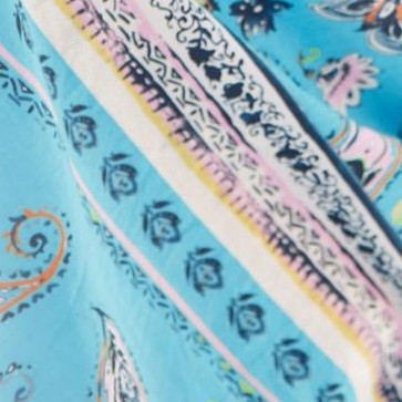 caribbean blue paisley