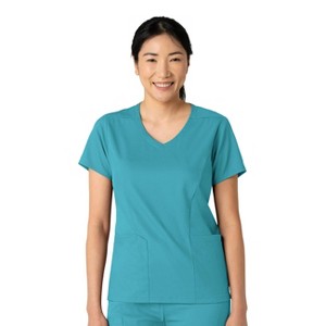 Wink Boundless Women's 2-Pocket V-Neck Scrub Top - 1 of 4