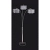 84"H 3-SHADE CRYSTAL INSPIRED ARCH FLOOR LAMP (1 PC/CTN/2.61 Cu Ft/34.63 G.W. lbs) - 3 of 4
