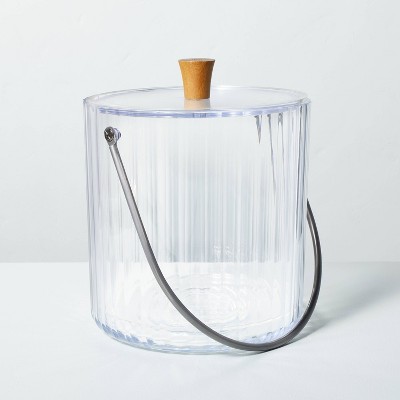 106oz Ribbed Plastic Ice Bucket - Hearth & Hand™ with Magnolia
