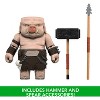 Minecraft Piglin Warrior Action Figure & Accessories, Toy Set Inspired by A Minecraft Movie - 3 of 4
