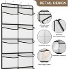 10-piece organizer to hang above the door with 2 hooks, hangers for the closet, organizer behind the door for bedroom, bathroom, home office - 3 of 3