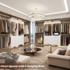 Aheaplus Set of 2 Closet System with 6 Drawers and 6 Hanging Rods, Adjustable Clothes Organizer - 3 of 4