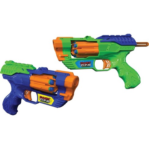 Dart Zone BlitzFire Combo Quick-Shot Dart Blasters : Target