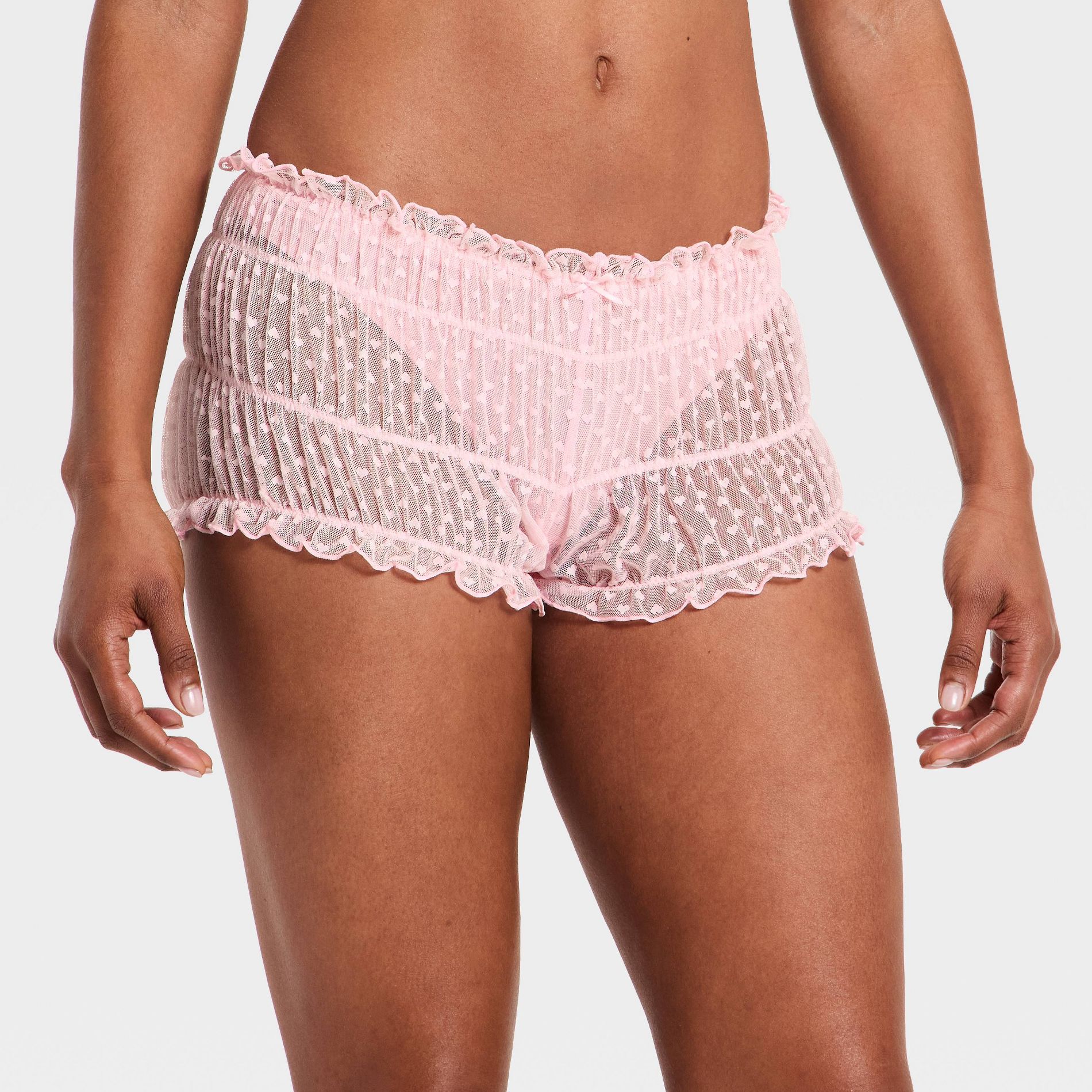 Women's Heart Lace Bloomer - Wild Fable™