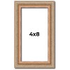 PosterPalooza | Panoramic Deco Brown Picture Frame - UV Acrylic, Foam Board Backing, Hanging Hardware - 2 of 4