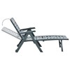 vidaXL Folding Sun Lounger Plastic Green - 4 of 4