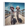 Stupell Industries Coastal Bicycle Dogs, 12" x 12" - 3 of 4