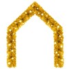 VidaXL Christmas Garland with LED Lights 16 ft Gold - 2 of 4