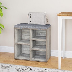 Shoe Change Stool with Cushioned Seat - 1 of 4