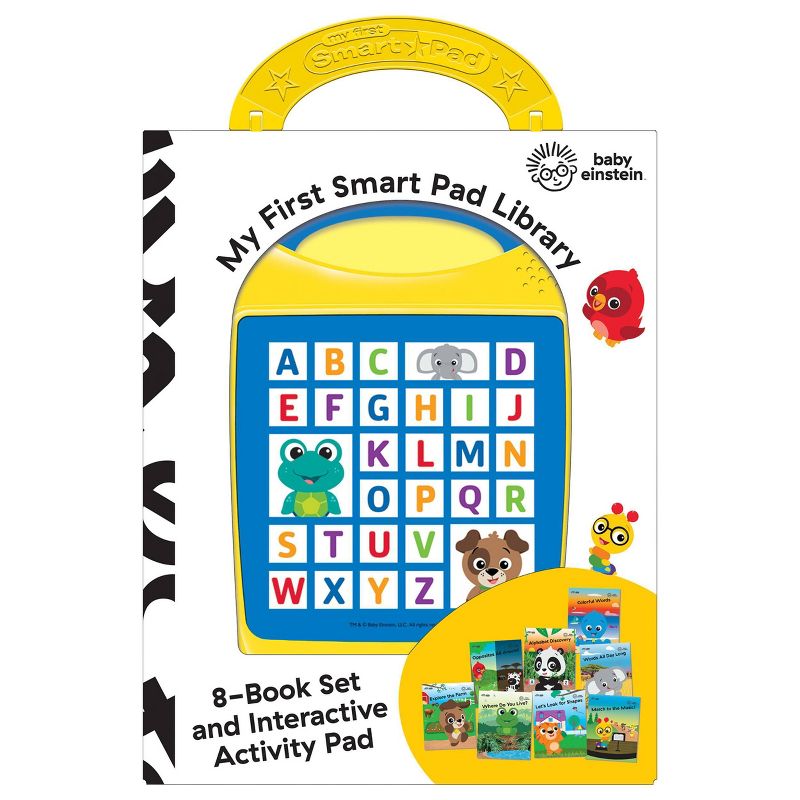 Baby Einstein My First Smart Pad Electronic Activity Pad and 8-Book Library Box Set, 1 of 15