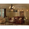 Progress Lighting Torino 3-Light Semi-Flush, Brushed Nickel, Etched White Glass Bowl, Porcelain Collection - 4 of 4