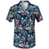 Men's Hawaiian Short - Sleeve Shirt, Classic Aloha Button - Down, Casual Beach Party Vacation Top - 2 of 4
