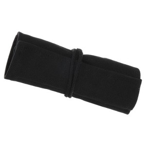 Unique Bargains Handmade Roll-Up Pencil Case Black - 1 of 4