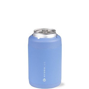 HydroJug Can Cooler - 2-in-1 Insulated Can Cooler Cup 12oz - Stainless Steel, Non-Slip Rubber Base, Screw-Top Lid - 1 of 4