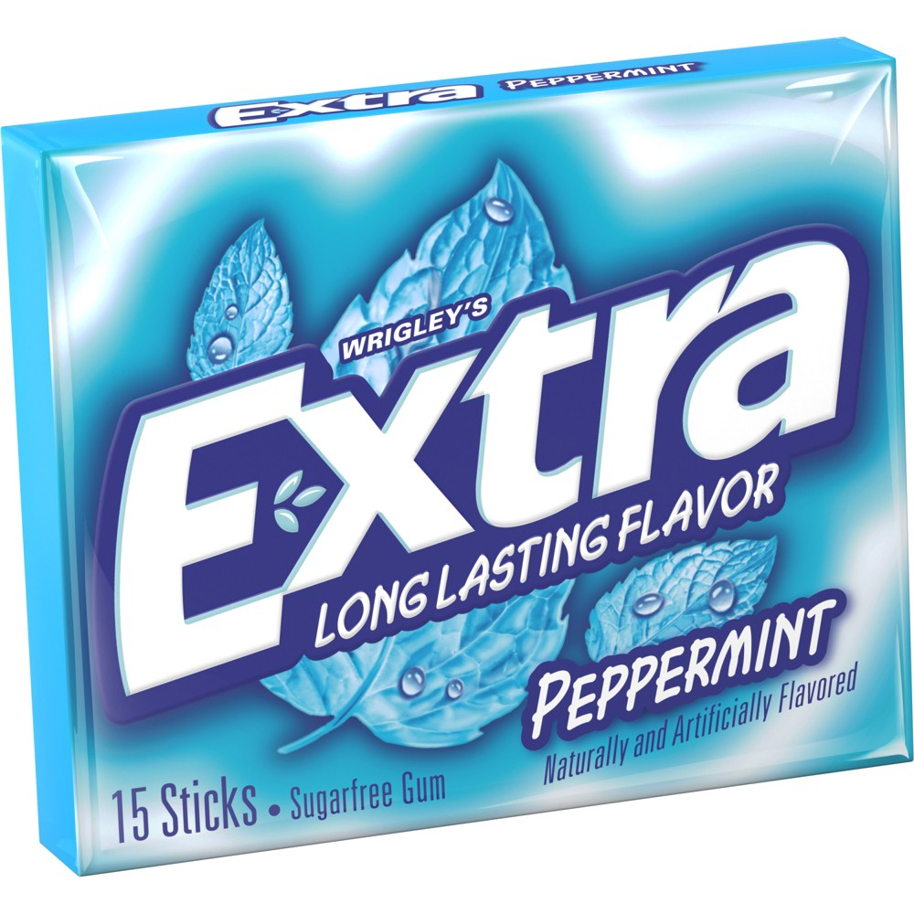 UPC 022000008916 product image for Extra Peppermint Sugar Free Chewing Gum Single Pack - 15 Piece | upcitemdb.com