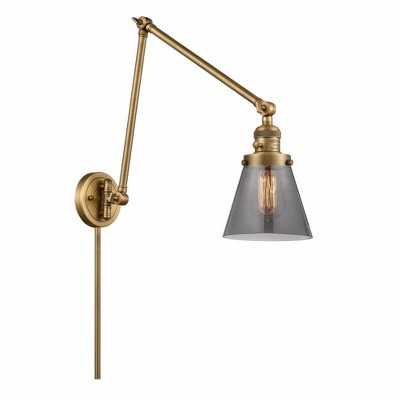 Cone - 1 Light Swing Arm Wall Sconce In Industrial Style-30 Inches Tall and 8 Inches Wide