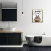 Stupell Industries Bunnies & Laundry Basket Black Framed Floater Canvas Wall Art - 2 of 4