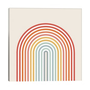 Minimalistic Rainbow by Show Me Mars Unframed Wall Canvas - iCanvas - 1 of 3