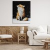 Stupell Industries Blissful Fox with Snowflakes Canvas Wall Art - 2 of 4