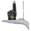 Old World Christmas Blown Glass Ornament for Christmas Tree, Jacksonville Jaguars Foam Finger - 4 of 4