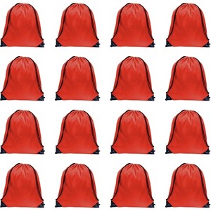 Waterproof Drawstring Backpack Bulk, Nylon Cinch Bags in 10 Colors for School, Gym, Sports - 1 of 4