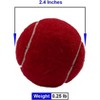 Amber Fight Gear Tennis-Ball Size Cricket Ball Durable Felt-Covered Red Ball with Solid Core for Long-Lasting Pressure-Resistant Play, Set of 3 - 3 of 3