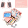 FATMOON Small Wallets for Women - RFID Blocking Leather Bifold Purse with 15 Card Slots & Coin Pocket for Daily Use,Travel,Work - 2 of 4