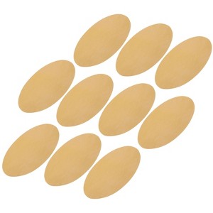 Unique Bargains Oval Iron-on Washable Clothes Hole Repairing Denim Patches 10 Pcs - 1 of 4