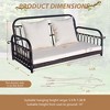 Costway Patio Swing Chair 2-Person Hanging Seat Outdoor Wicker Loveseat Cushioned Porch - 4 of 4