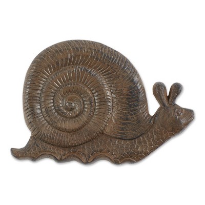 Cast Iron Snail Stepping Stone Brown - Zingz & Thingz