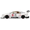 Nissan LB-ER34 Super Silhouette RHD #23 "ATHLETE - COLLET" White with Graphics Ltd Ed 1/64 Diecast Model Car by Mini GT - 2 of 3