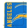 NFL Los Angeles Chargers Keep It Simple Ultra Soft Blanket - 3 of 3