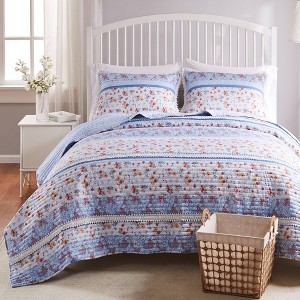 Greenland Home Fashions Betty Quilt Set - 1 of 4