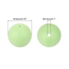 Unique Bargains Round Loose Silicone Beads for DIY Keychain Jewelry Making 50 Pcs - 3 of 4