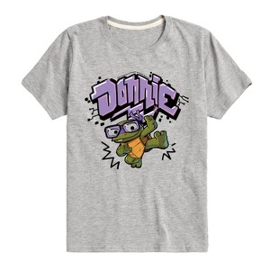 Boys' - Teenage Mutant Ninja Turtles Mutant Mayhem - Baby Donnie Graphic Short Sleeve Graphic T-Shirt - 1 of 4